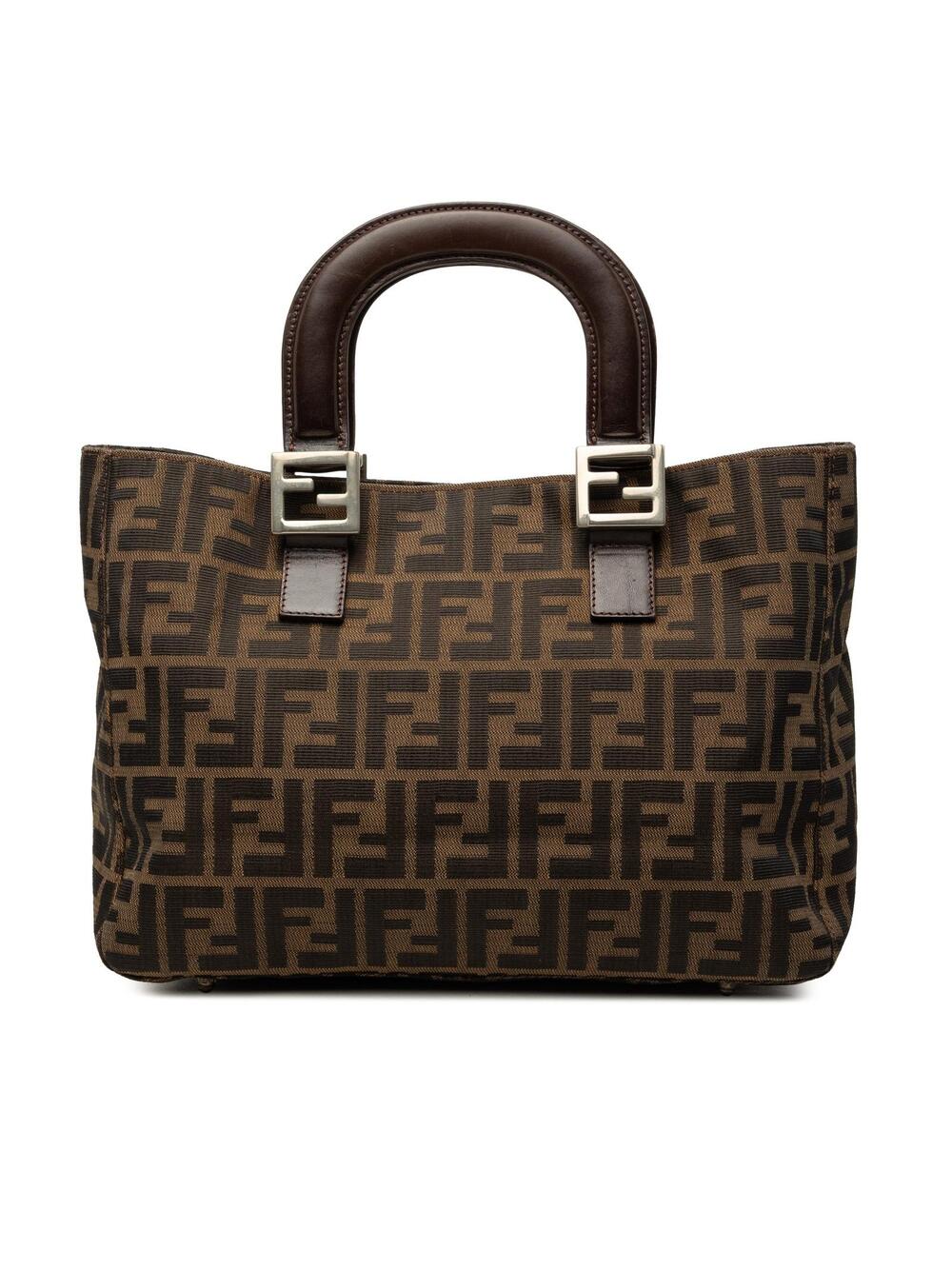 Fendi Small Zucca Canvas Twins Tote #358888F71B